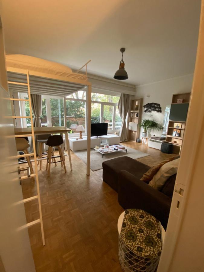 Appartement Cosy studio Louise-Chatelain à Bruxelles Extérieur photo